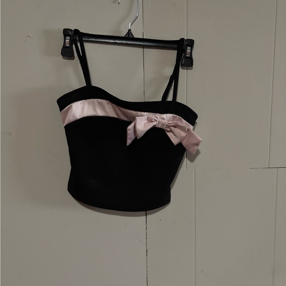 SHEIN Tops - SHEIN Black and Pink Tank Top
